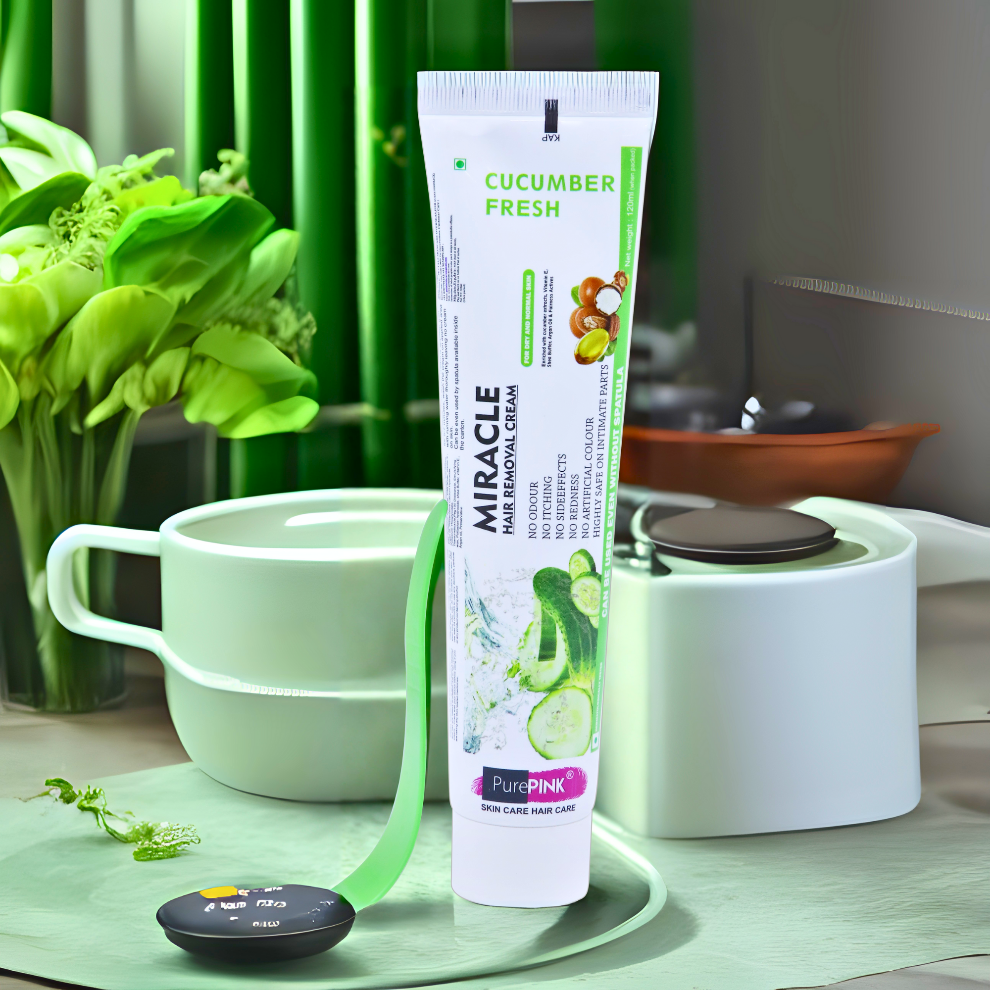 MIRACALE HAIR REMOVAL CREAM 120 ML (CUCUMBER EXTRACT)