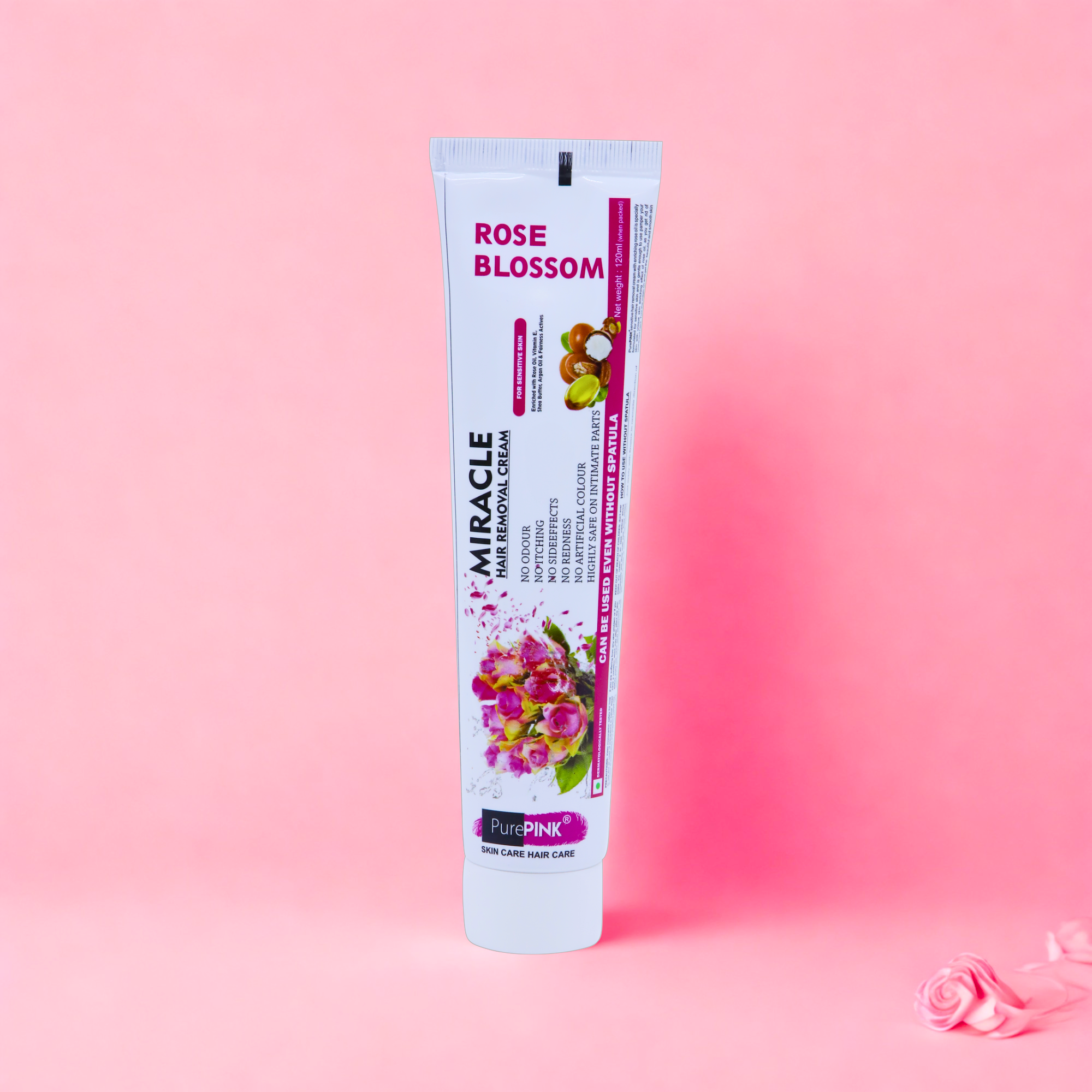 MIRACALE HAIR REMOVAL CREAM 120 ML (ROSE BLOSSOM)